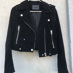 Free People Suede Moto Jacket